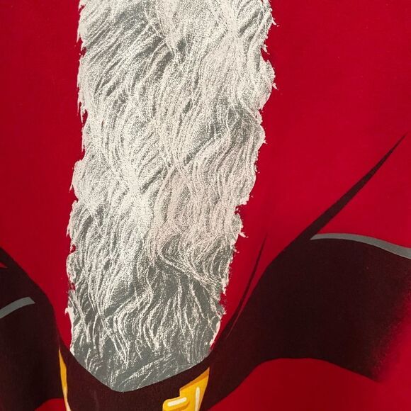 Men’s Substantial Santa Sweatshirt Does This Suit Make Me Look Fat 3XLTG - Picture 4 of 15